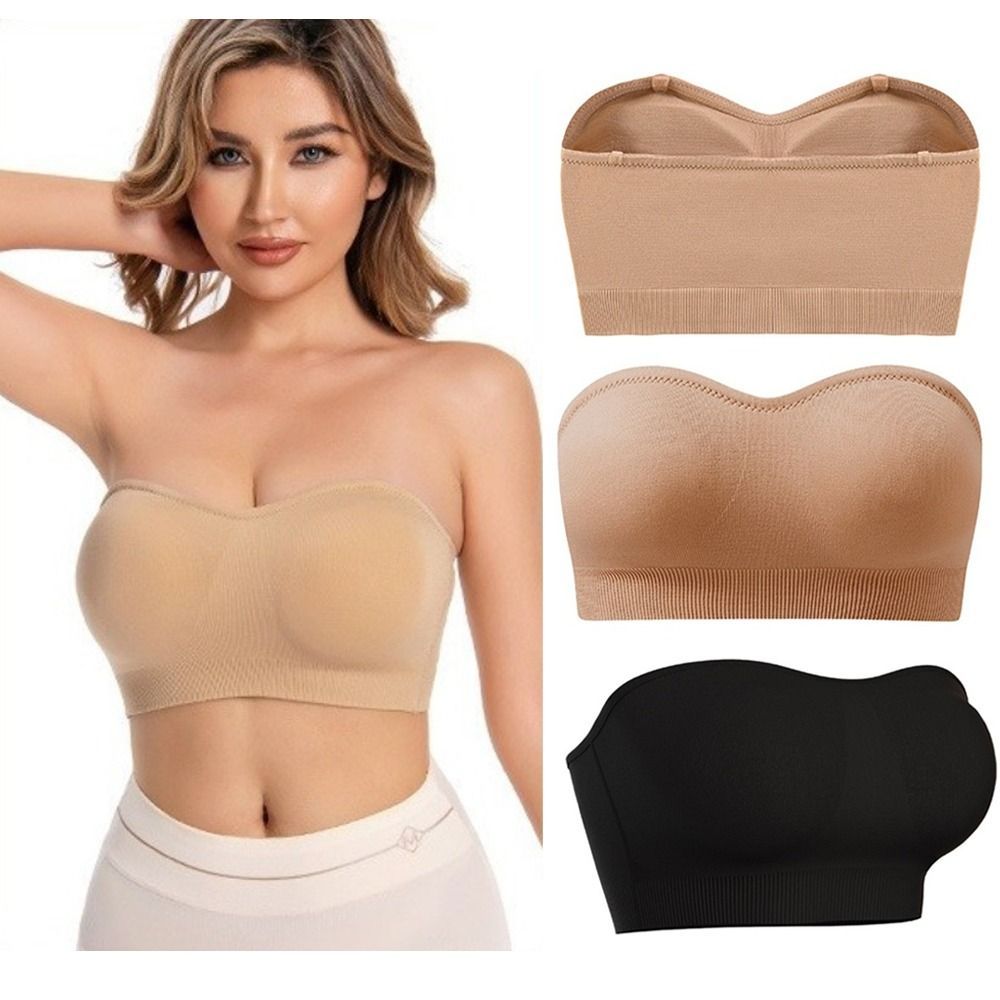 Comfortable with Padding Strap - Push Up Bra Silicone recension och pris