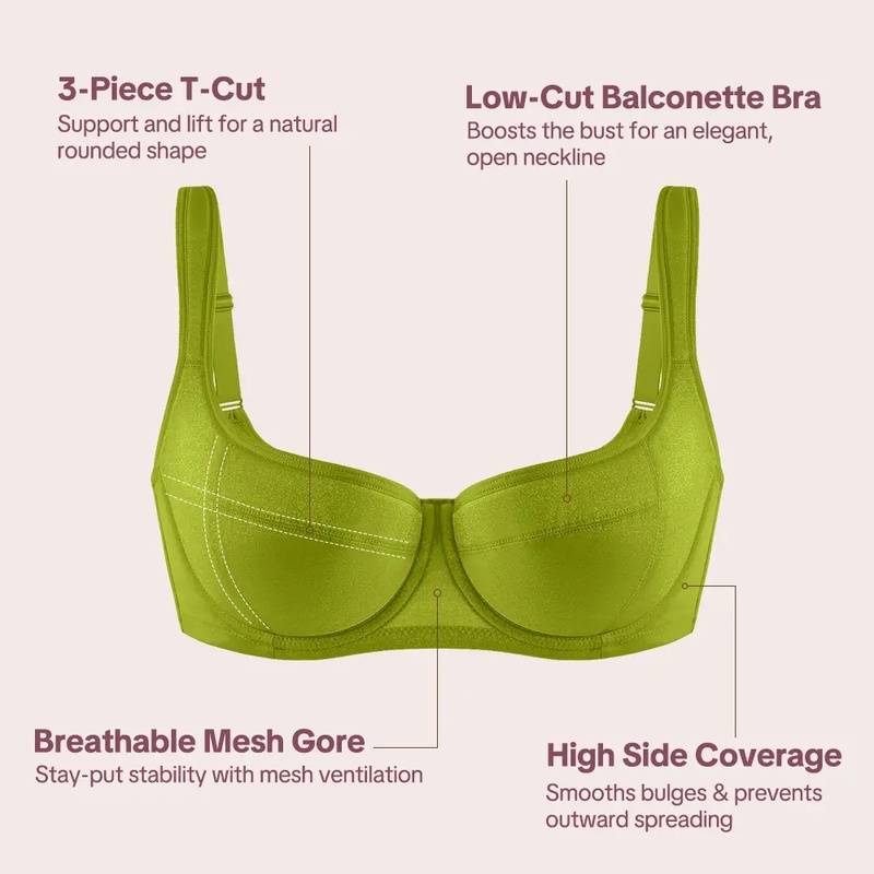 HSIA Starry Night Balconette w - Demi Bra Balconette recension och pris