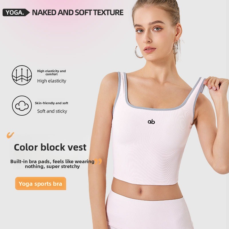 Women Summer Ribbed Yoga Tank  - Minimizer Bra Women recension och pris