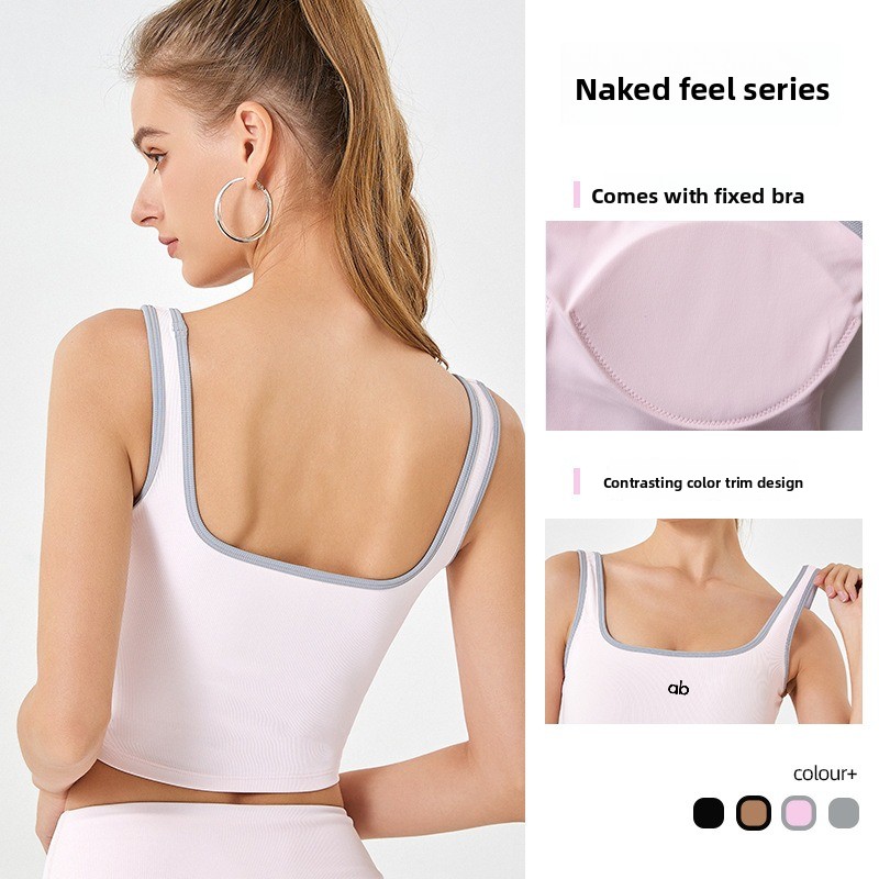 Women Summer Ribbed Yoga Tank  - Minimizer Bra Women recension och pris